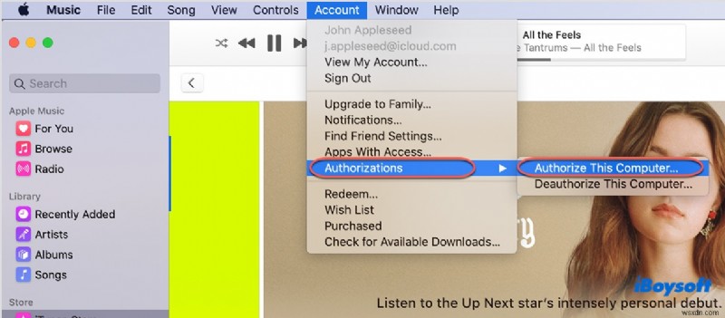 iTunes と Apple Music を修正:「このコンピュータは認証されていません」エラーを解決する 