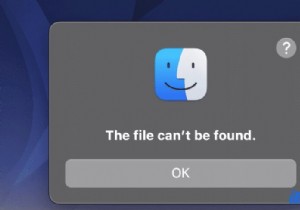 macOS Ventura および Monterey での「ファイルが見つかりません」エラーを修正 