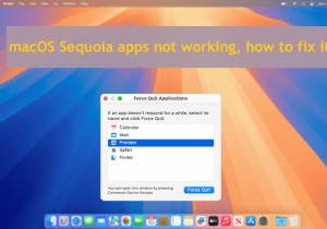 macOS Sequoia アプリの障害を解決する:段階的な修正 