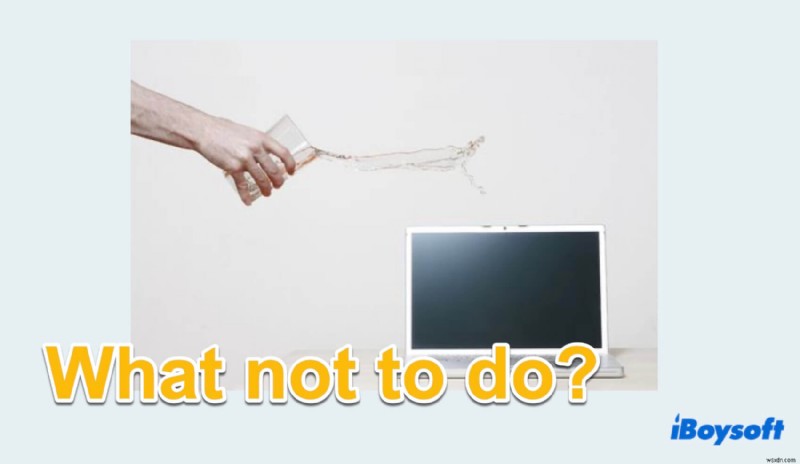 水がこぼれた後に MacBook を安全に回復する方法 