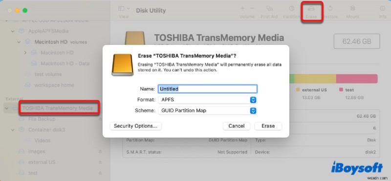 macOS での com.apple.DiskManagement.disenter エラー (-119930868 / -119930872) の解決 