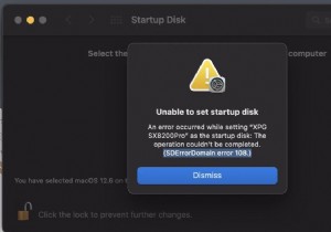 【解決】macOSインストール中の「起動ディスクを設定できません」(SDErrorDomainエラー104)の直し方