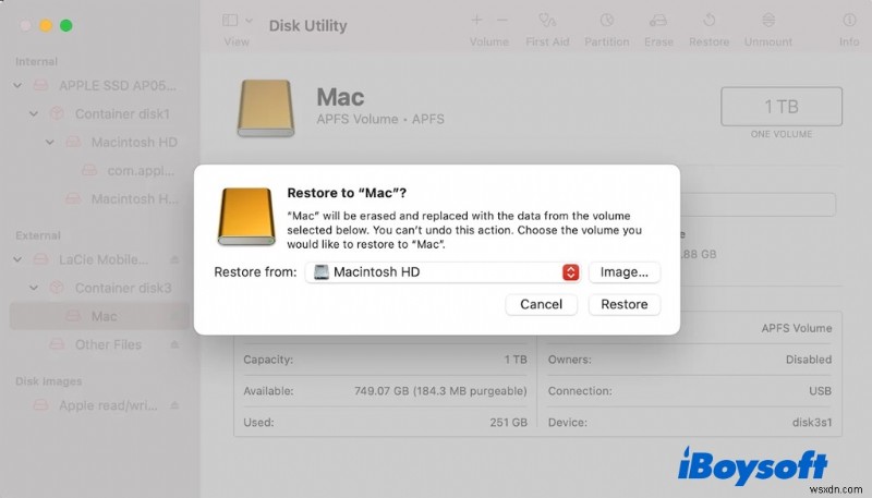 Mac 上で削除された起動ディスクを復元する - ステップバイステップの修正