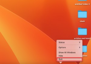 macOS でアプリを適切に閉じ、フリーズしたアプリケーションを強制終了する方法 