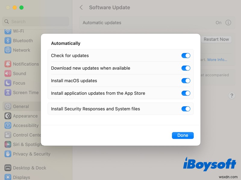 macOS の「アップデートがインストールされていません」エラーを解決する:ステップバイステップ ガイド 