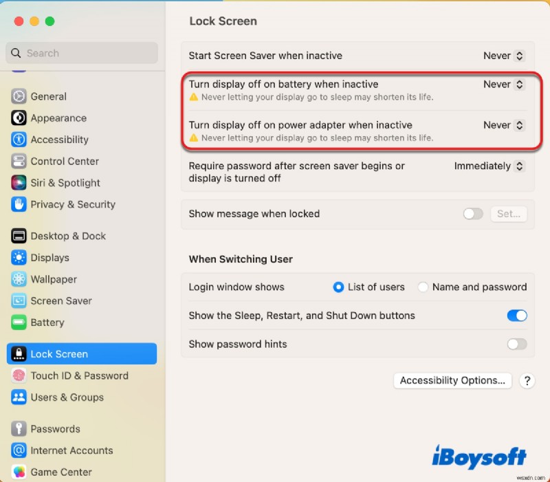 macOS Ventura/Monterey で「WindowServer が予期せず終了」を修正する方法 