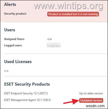 ESET Protectコンソールの「製品はインストールされていますが、実行されていません」エラーを解決する – クイックフィックスガイド 
