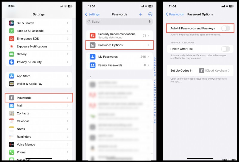 iPhone のパスワード提案を無効にする:ステップバイステップガイド 