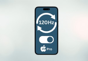 iPhone 15 Pro で 120Hz リフレッシュ レートを有効または無効にする – ステップバイステップ ガイド 