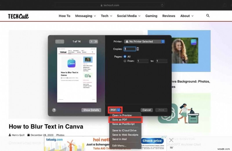 Mac で Web ページ全体のスクリーンショットをキャプチャ – 2 つの簡単な方法 