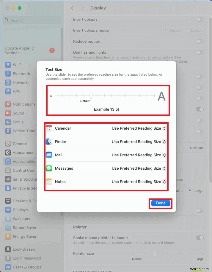 iPhone および macOS Sonoma でアプリごとにテキスト サイズを調整する:ステップバイステップ ガイド 