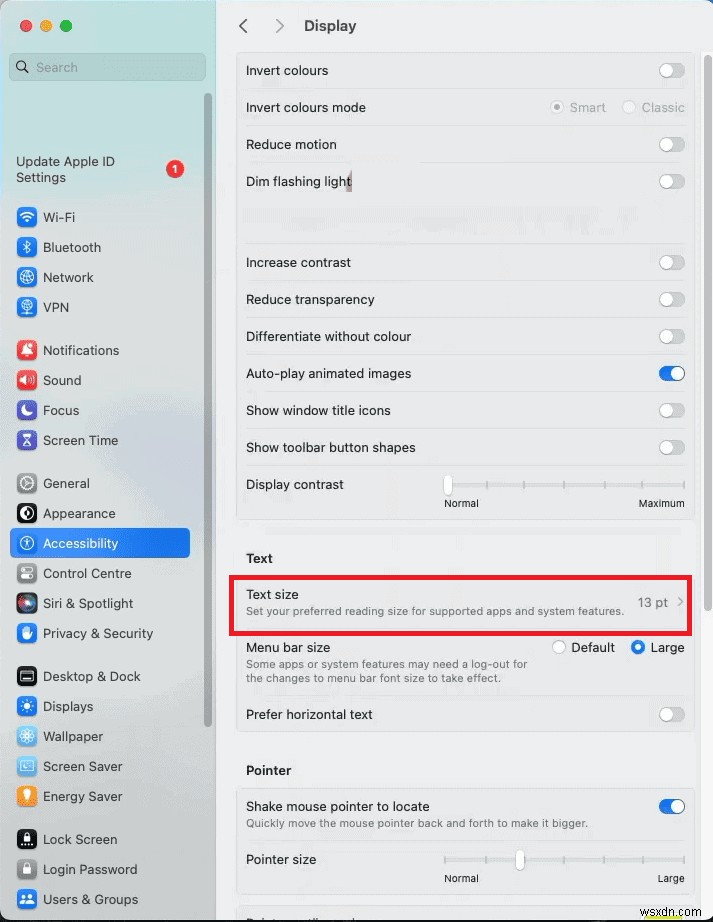 iPhone および macOS Sonoma でアプリごとにテキスト サイズを調整する:ステップバイステップ ガイド 