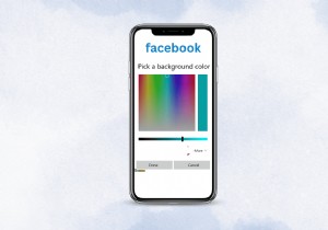 iPhone で Facebook の背景色をカスタマイズする方法 – 簡単なチュートリアル 