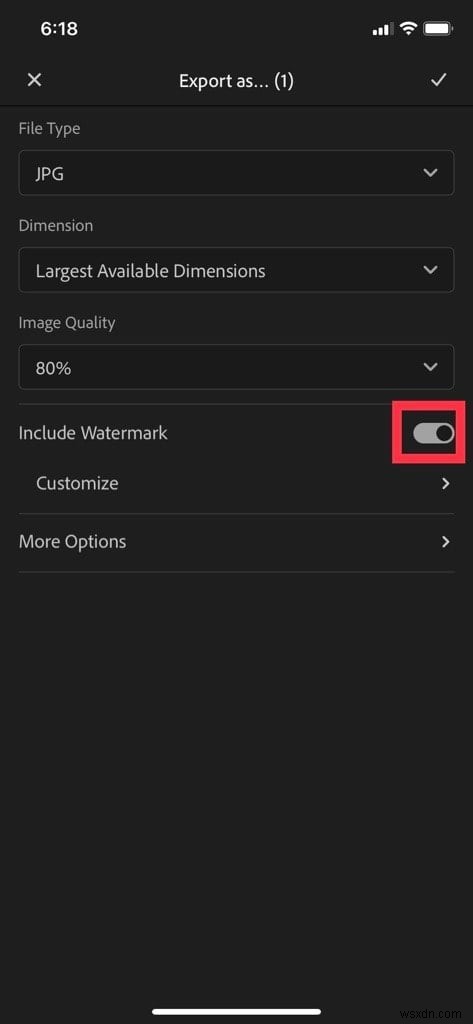 数分でiPhoneにプロ仕様の透明透かしを作成 
