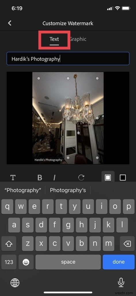 数分でiPhoneにプロ仕様の透明透かしを作成 