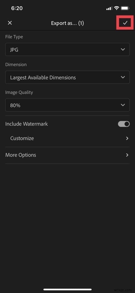 数分でiPhoneにプロ仕様の透明透かしを作成 