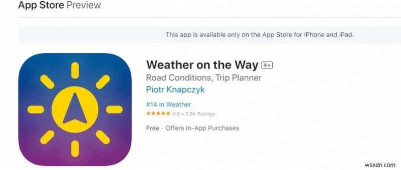 Apple CarPlay 向け天気アプリ トップ 22:信頼できる天気予報と運転警報 
