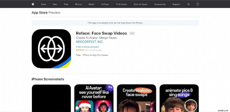 見事な写真変換を実現する iOS 顔結合アプリ トップ 12