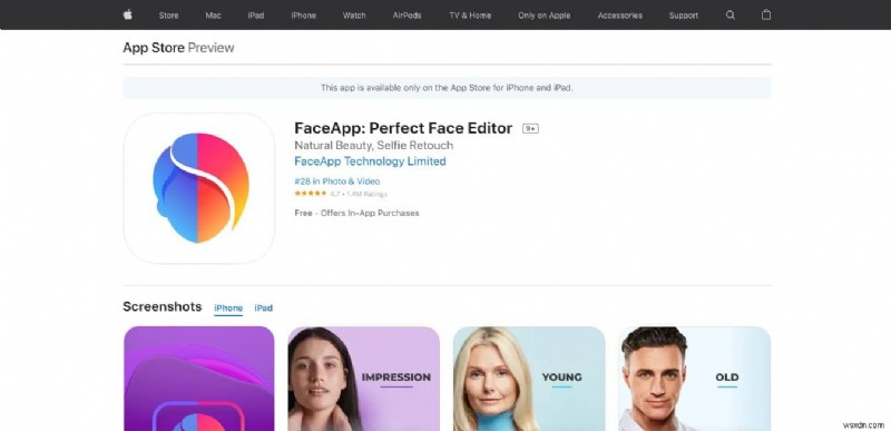 見事な写真変換を実現する iOS 顔結合アプリ トップ 12