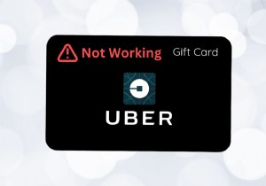 Uber ギフト カードの問題を解決する:ステップバイステップの修正ガイド 