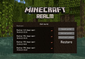 Minecraftレルムを安全にバックアップ・復元する方法【ステップバイステップ完全ガイド】