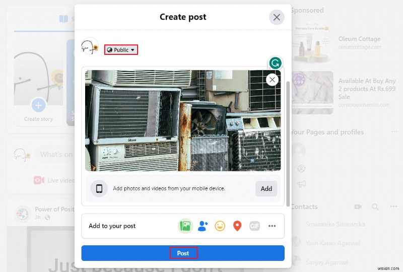 Facebook にガレージ セールを投稿する:すばやく簡単な手順 