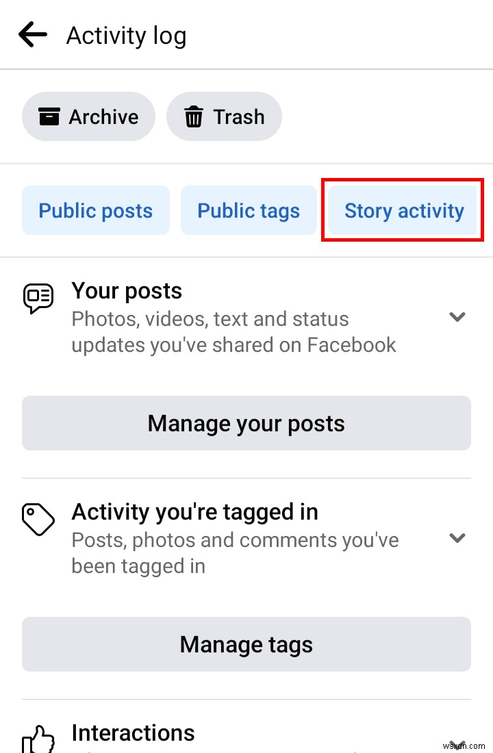 クイックガイド:Facebook ストーリーから絵文字を反応解除する