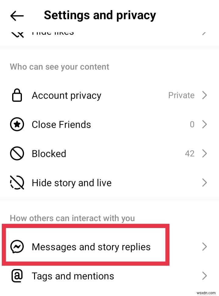 Instagram アクティビティ ステータスを無効にする:プロフィールを非公開にします