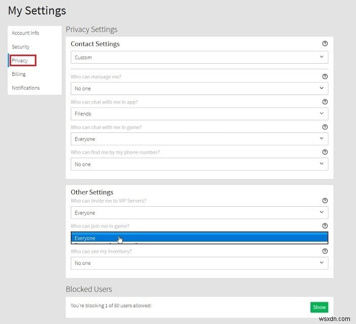 PIN を使用せずに Roblox ユーザーのブロックを解除する方法:ステップバイステップガイド