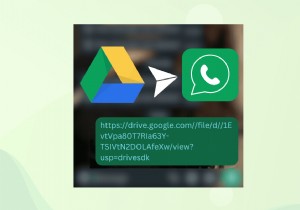 Google ドライブ リンク経由で WhatsApp 上のファイルを共有する — ステップバイステップ ガイド 
