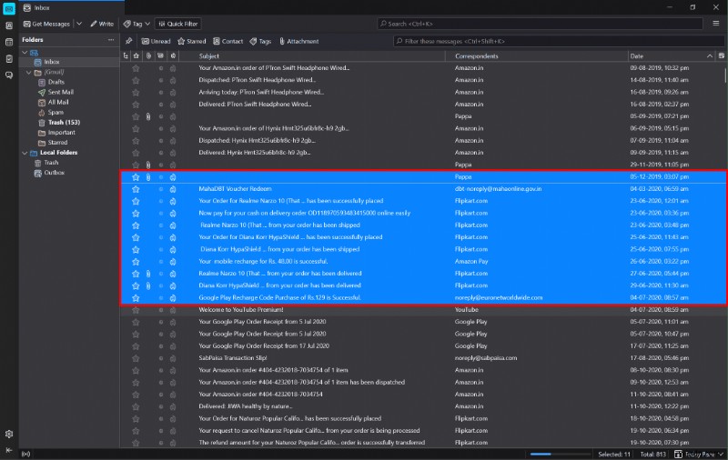 Thunderbird で複数のメールをすばやく削除する – ステップバイステップのチュートリアル