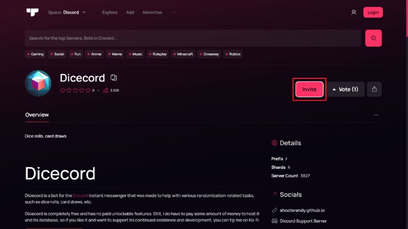 Discord に仮想ダイスローラーを追加する:ステップバイステップガイド