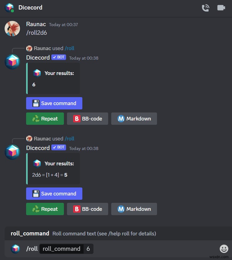 Discord に仮想ダイスローラーを追加する:ステップバイステップガイド