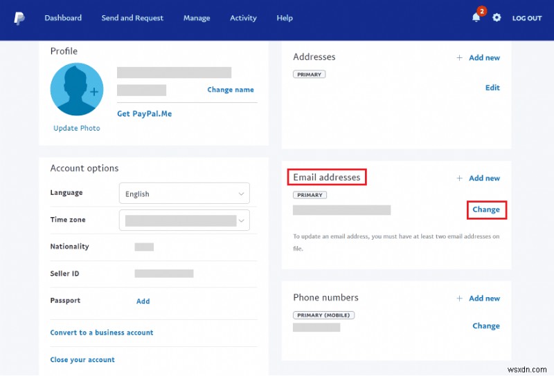 PayPal のプライマリ電子メール アドレスを更新する:ステップバイステップ ガイド