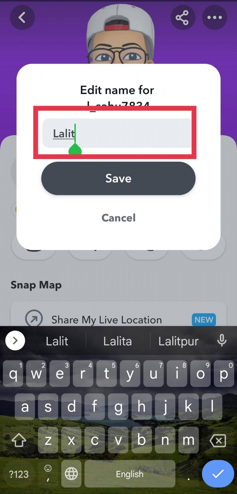 Snapchat で友達の名前を簡単に変更する:ステップバイステップガイド 