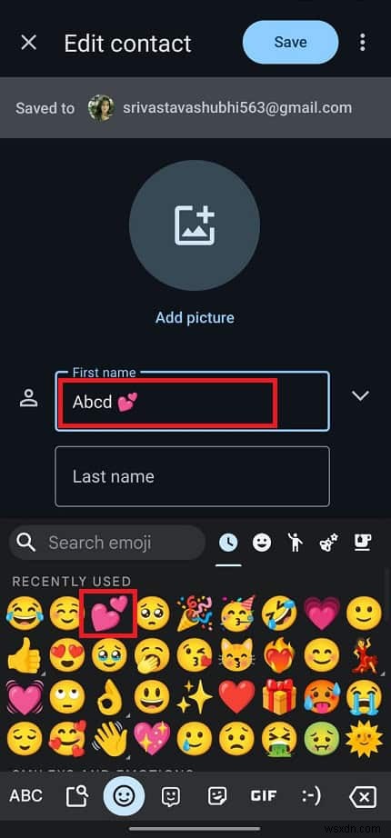 Android の連絡先に絵文字を追加する — 簡単なステップバイステップ ガイド