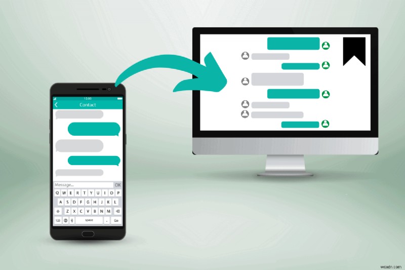 Android テキスト メッセージをコンピュータに安全に転送する