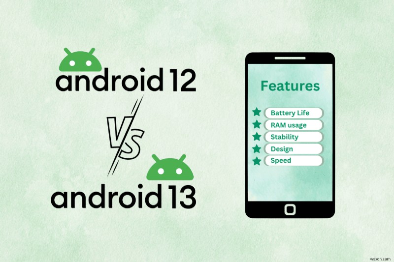 Android 12 と 13:機能の内訳と主な違いの説明 