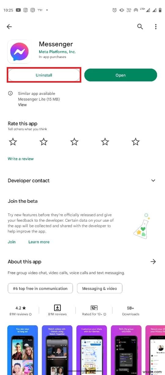 Android でメッセンジャーのプロフィール写真の問題を修正する方法 