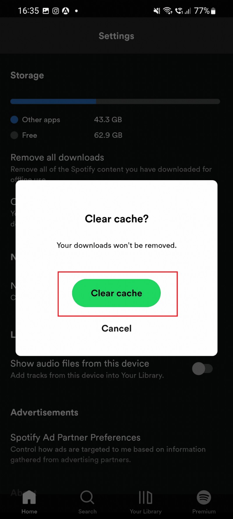 Android で Spotify の「問題が発生しました」エラーを解決するための 7 つの解決策 