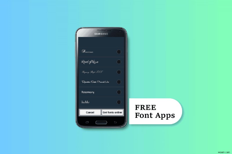 Android スマートフォン向け無料フォント アプリ トップ 17