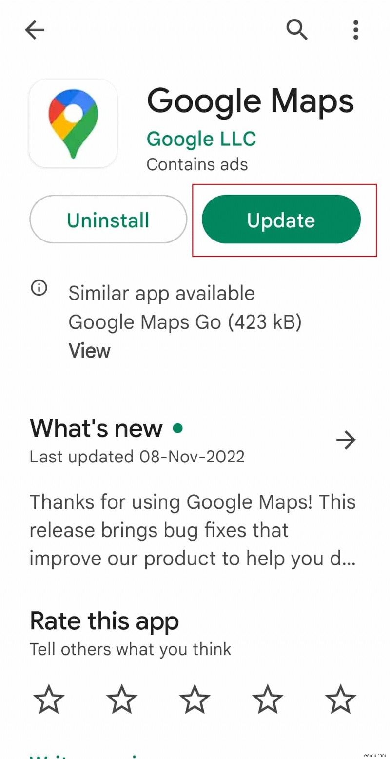 Google マップの位置情報共有の問題を解決する:古いアップデートの簡単な修正