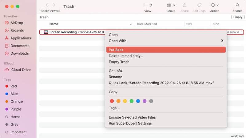 Mac で削除された QuickTime 画面録画を復元する方法 – 高速かつ信頼性の高い方法 