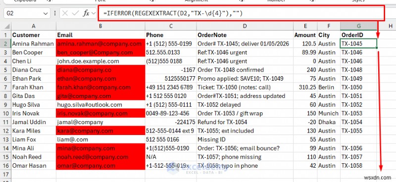Excel でのマスター正規表現:パワー ユーザー向けの短期集中コース 