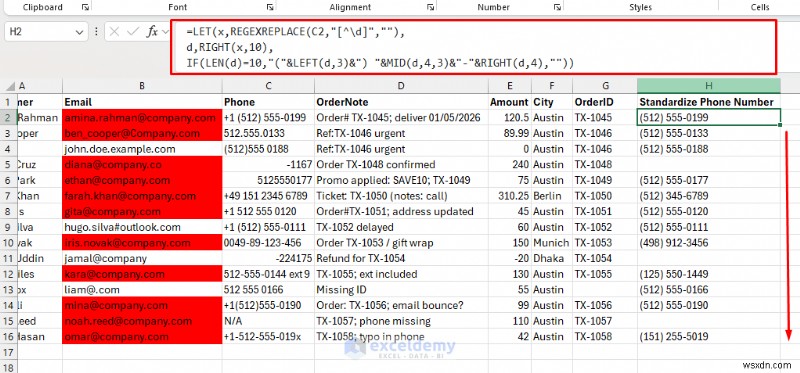 Excel でのマスター正規表現:パワー ユーザー向けの短期集中コース 
