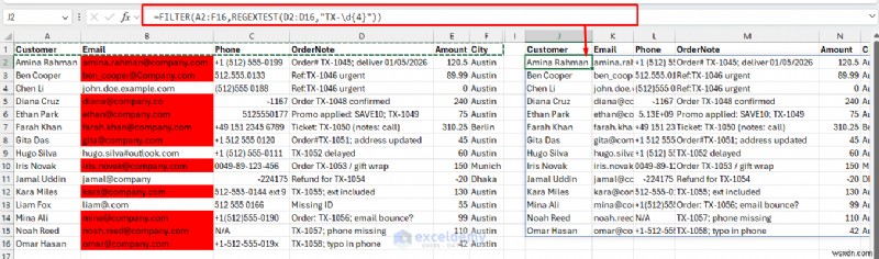 Excel でのマスター正規表現:パワー ユーザー向けの短期集中コース 