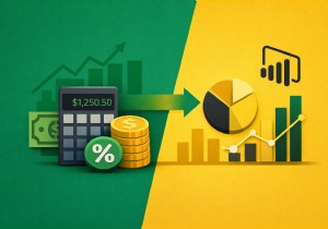 Power BI ビジュアルでのマスター通貨とパーセンテージの書式設定により、一貫性のある洗練されたダッシュボードを実現 