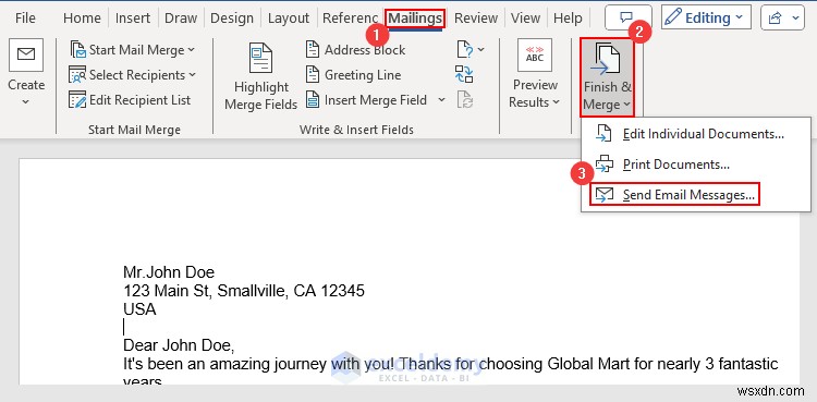 Excel での差し込み印刷のマスター:目的、プロセス、利点と制限事項 