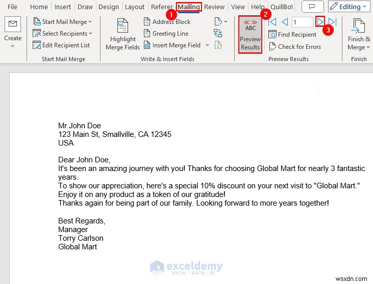 Excel での差し込み印刷のマスター:目的、プロセス、利点と制限事項 