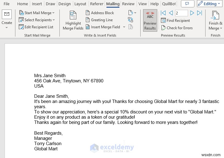 Excel での差し込み印刷のマスター:目的、プロセス、利点と制限事項 